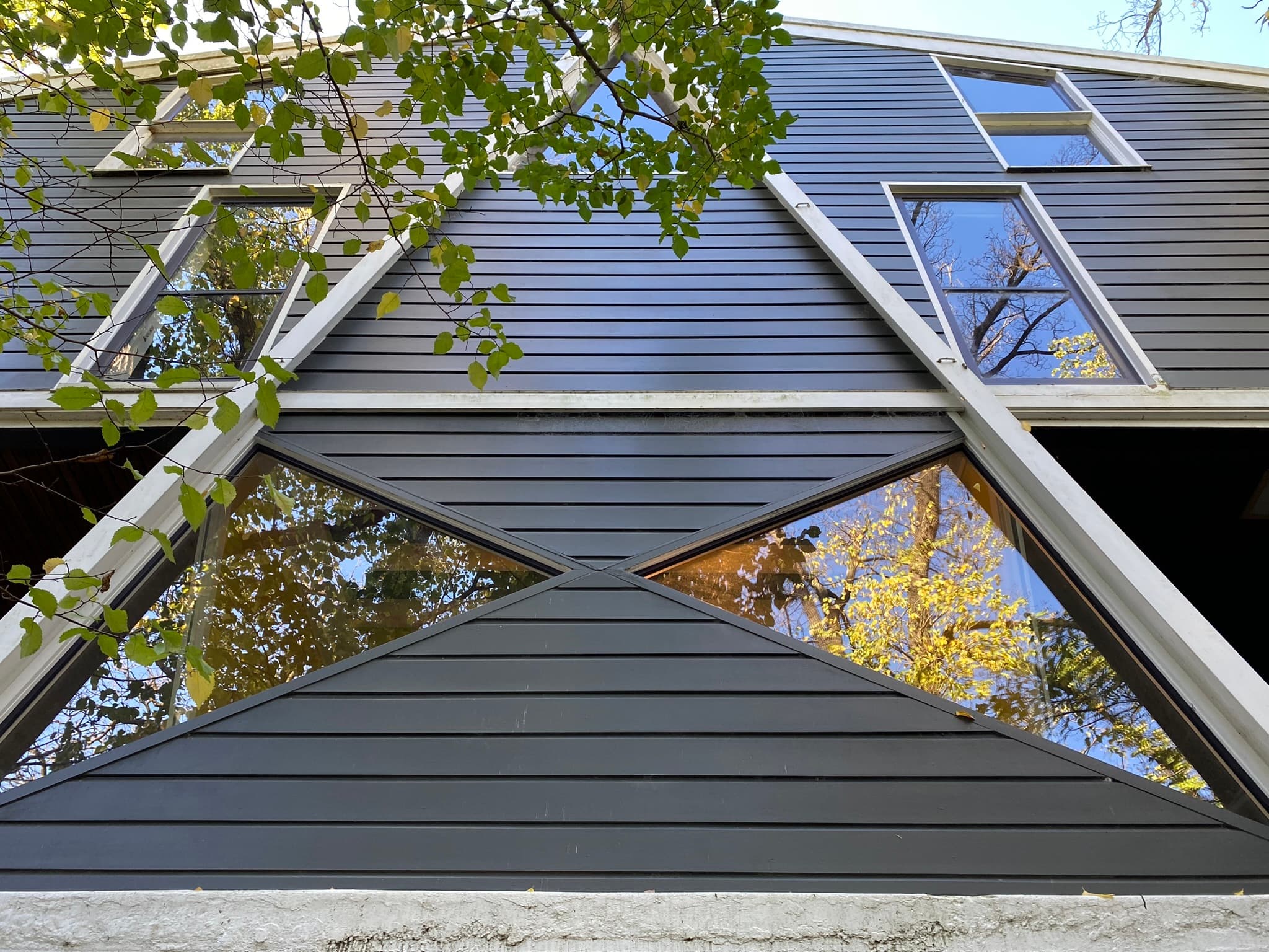 Facade of River House